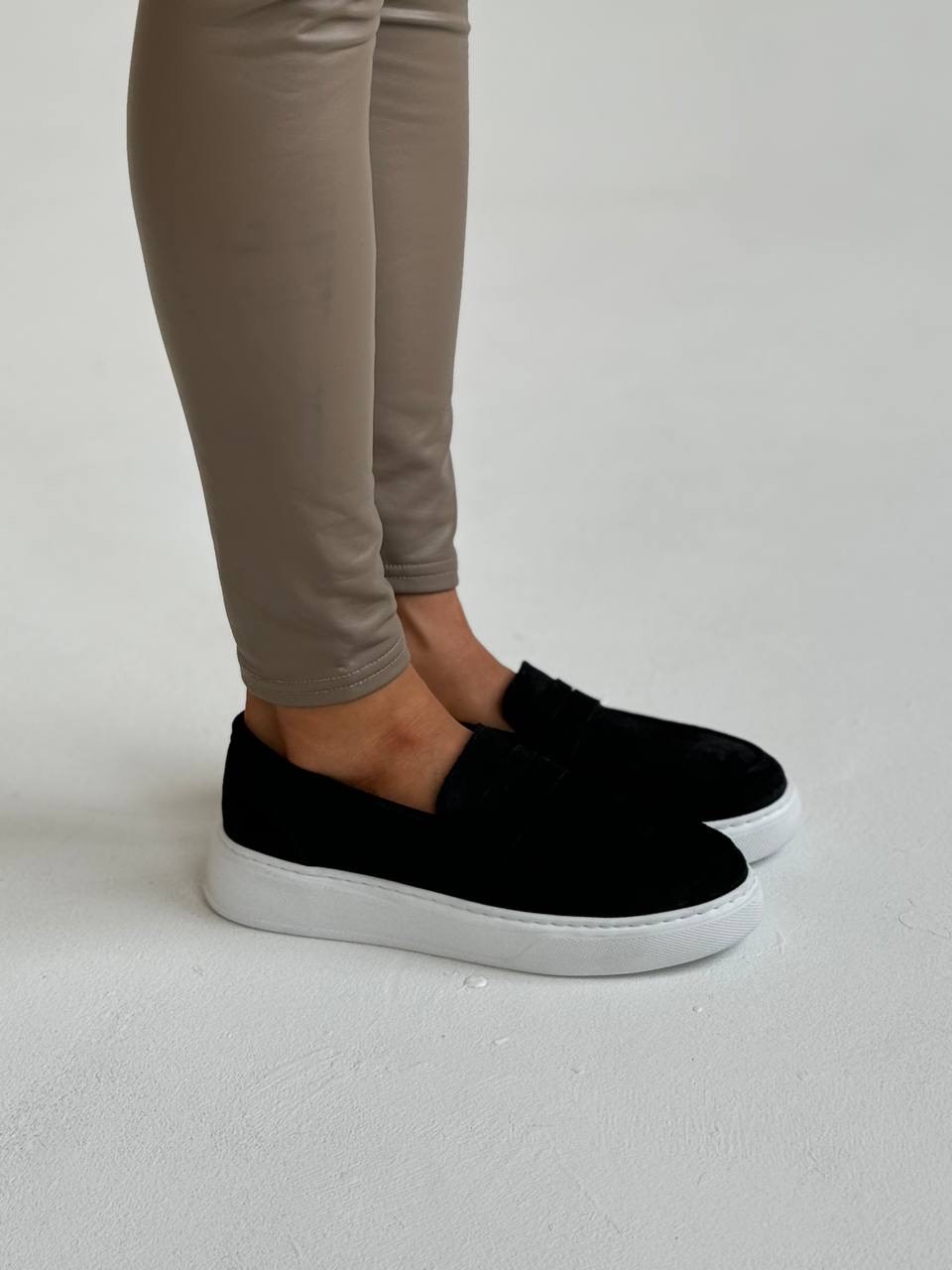 Лоферы "Рейчел" в черном цвете