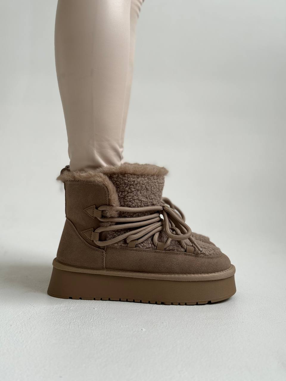 Угги "Амелия" в цвете капучино