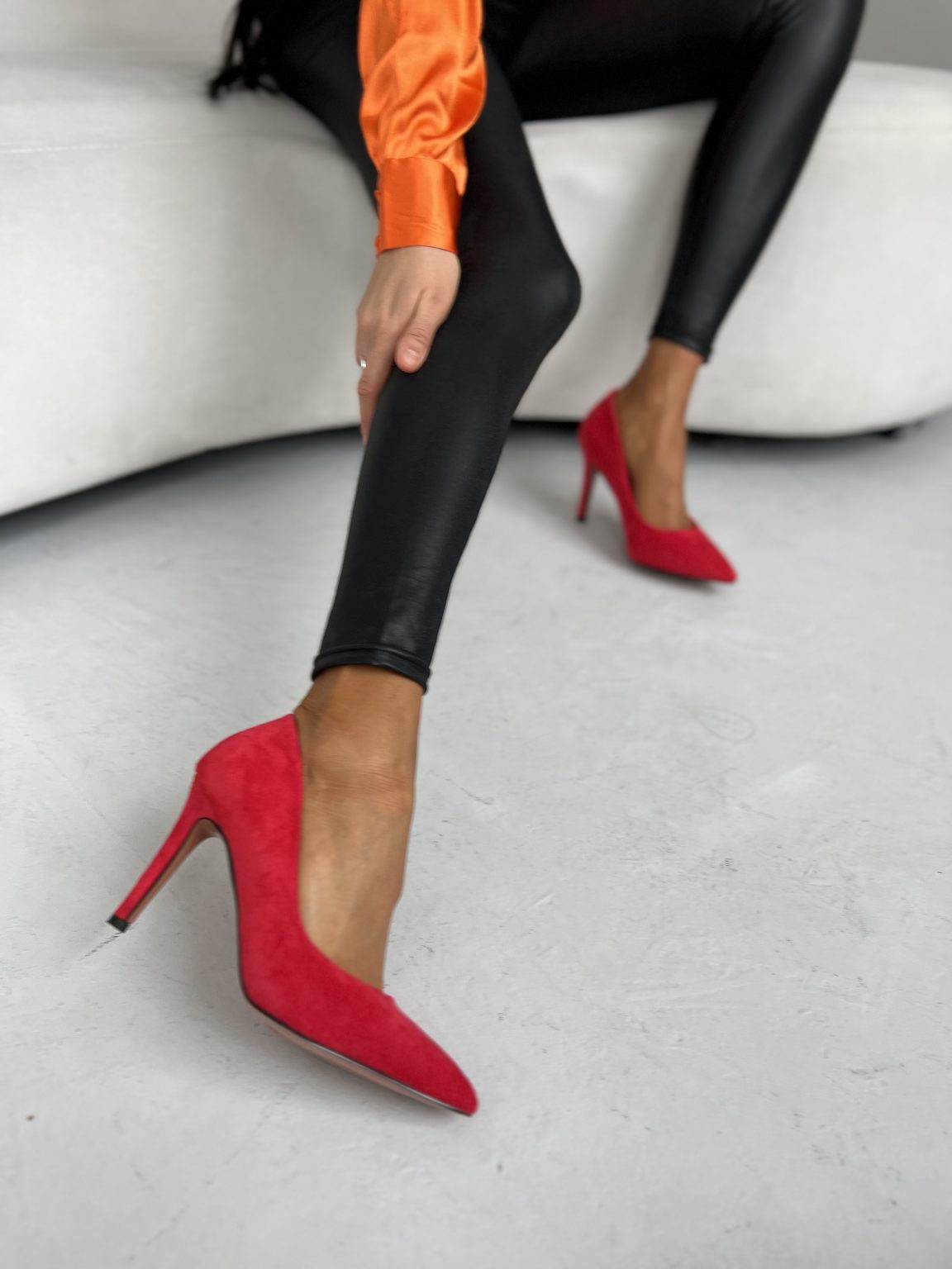 Туфли “Эмилия” в красном цвете