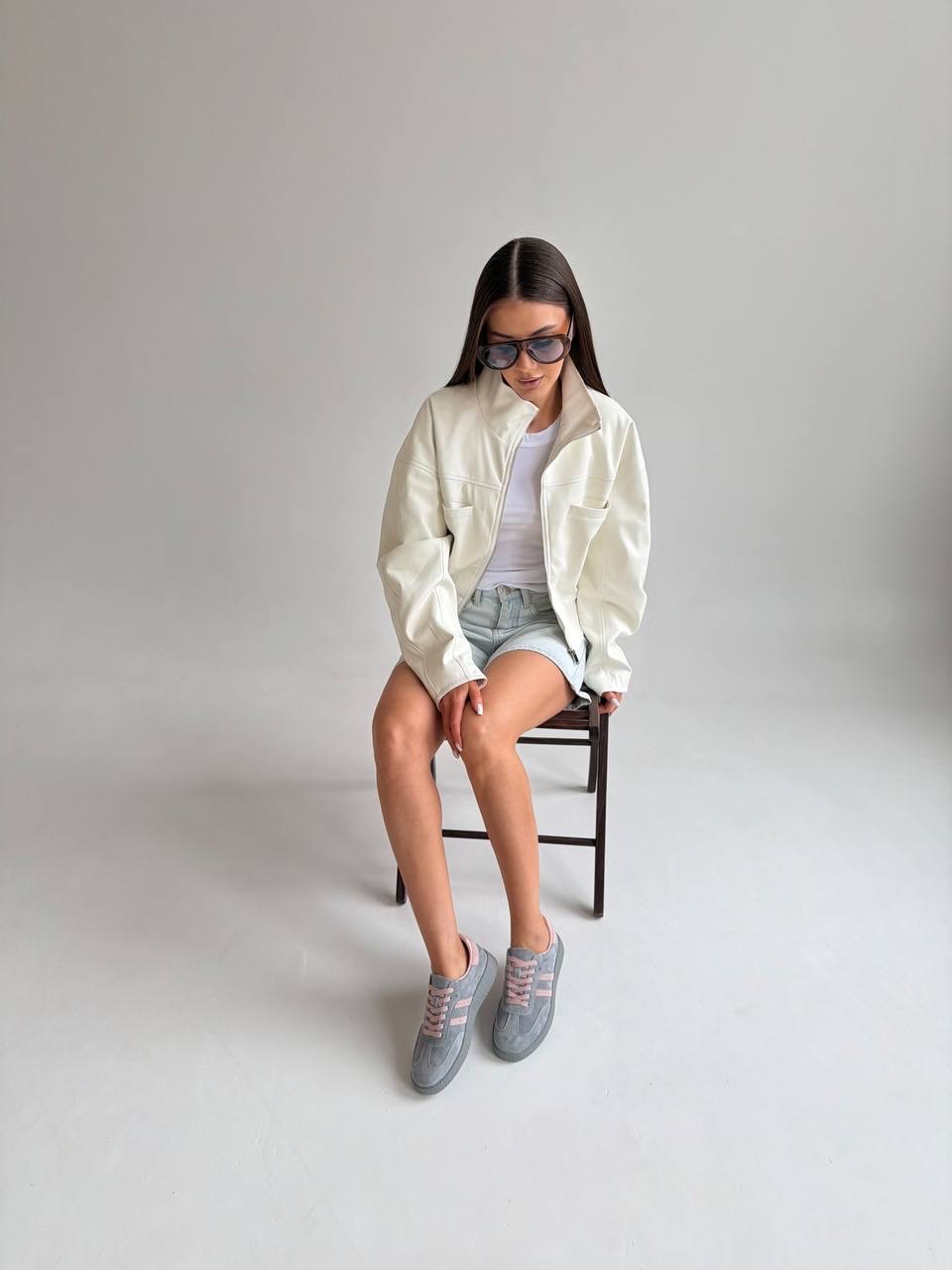 Кроссовки "Аврора" в сером цвете