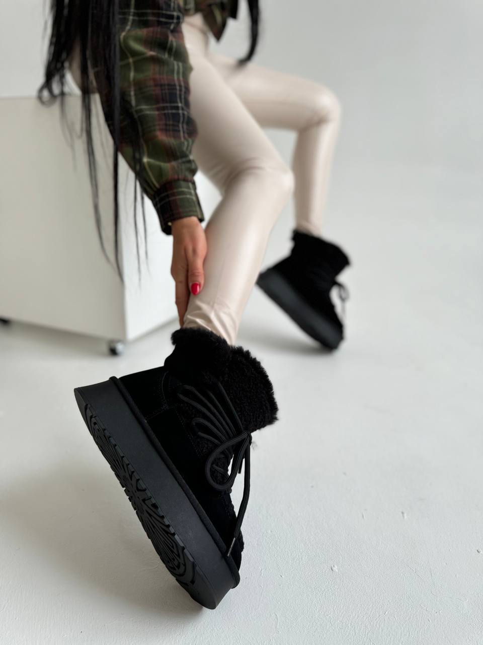 Угги "Амелия" в черном цвете