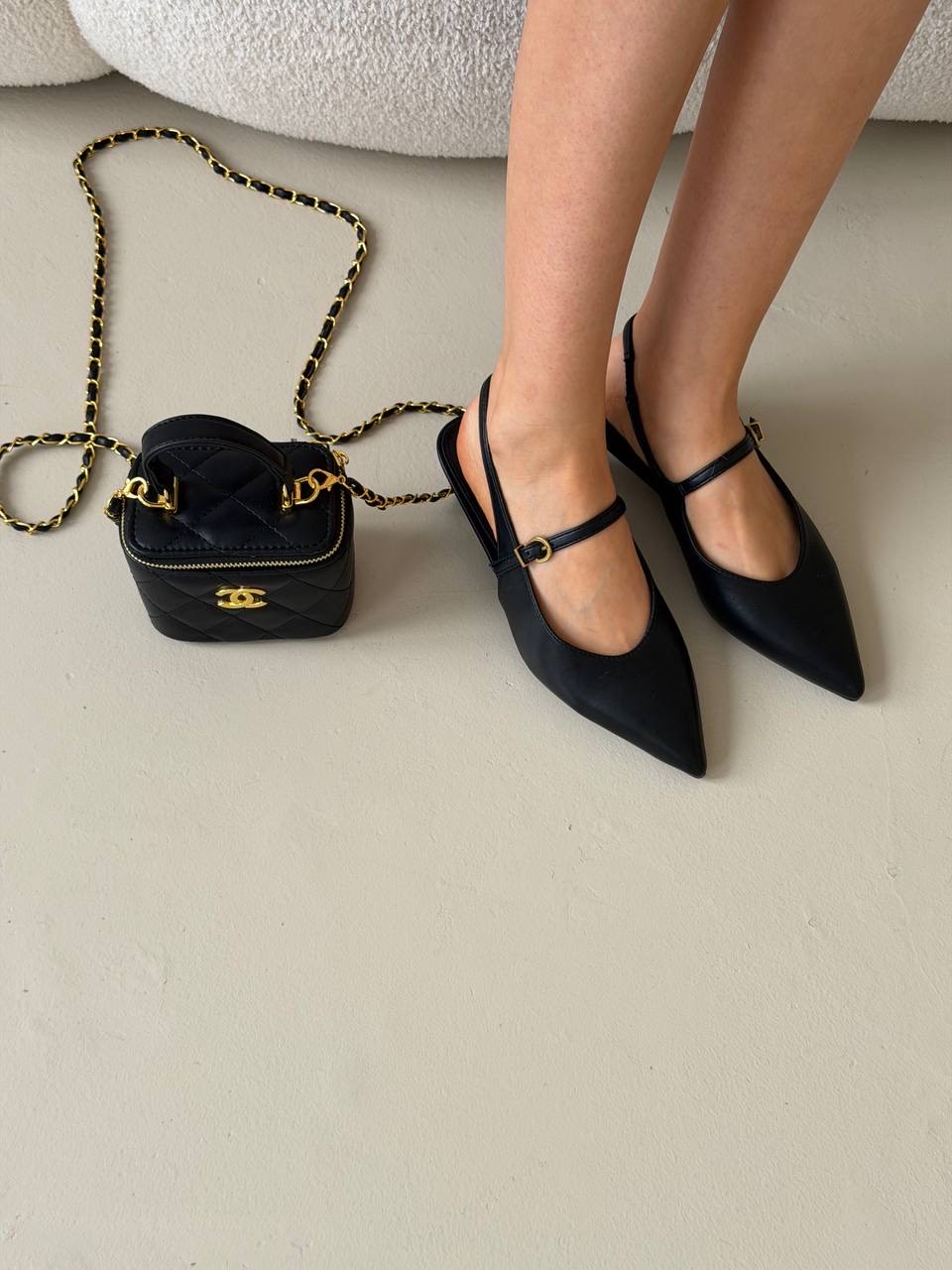 Босоножки “Майя” в черном цвете