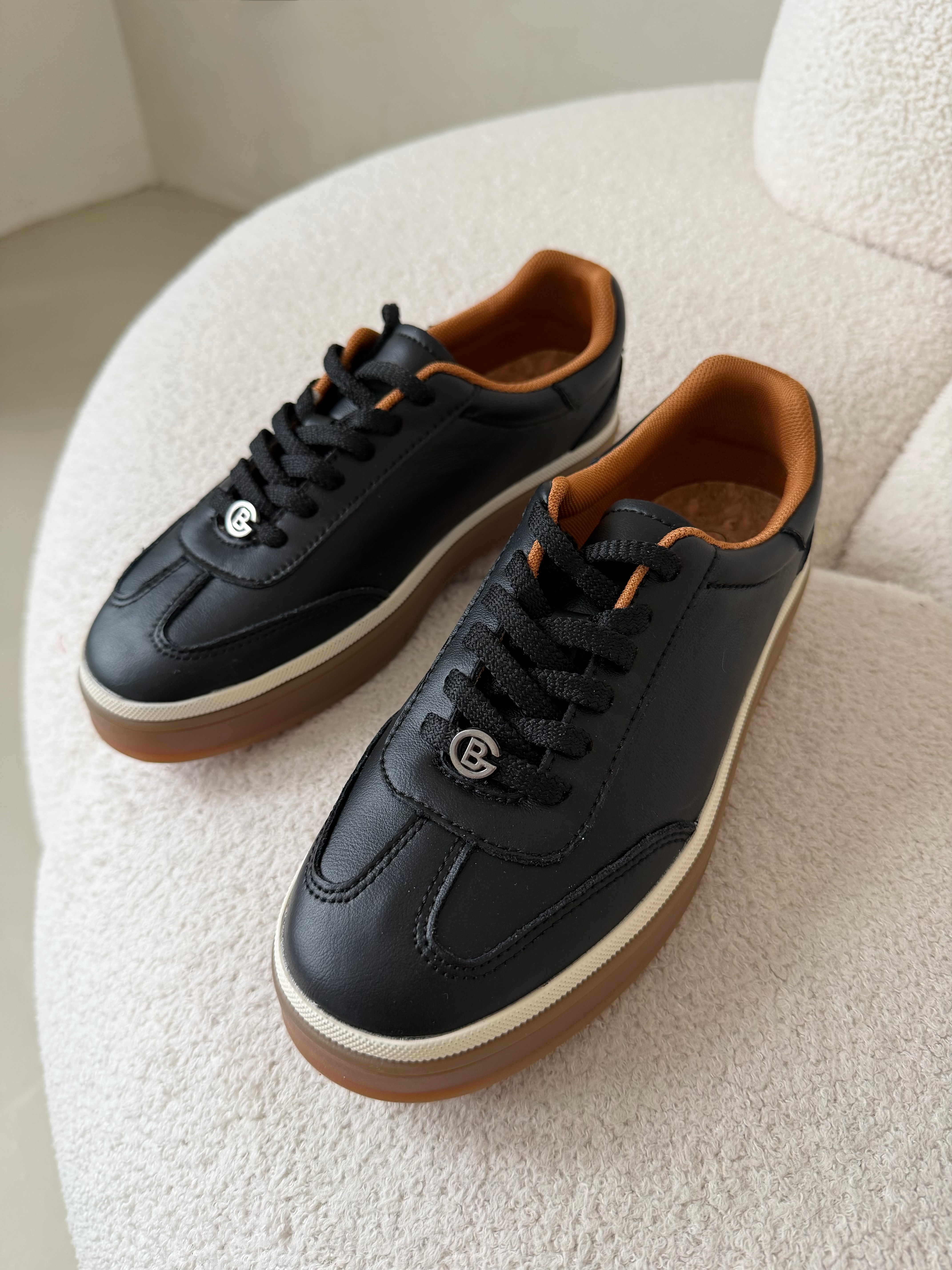 Кеды "Хлоя" в черном цвете