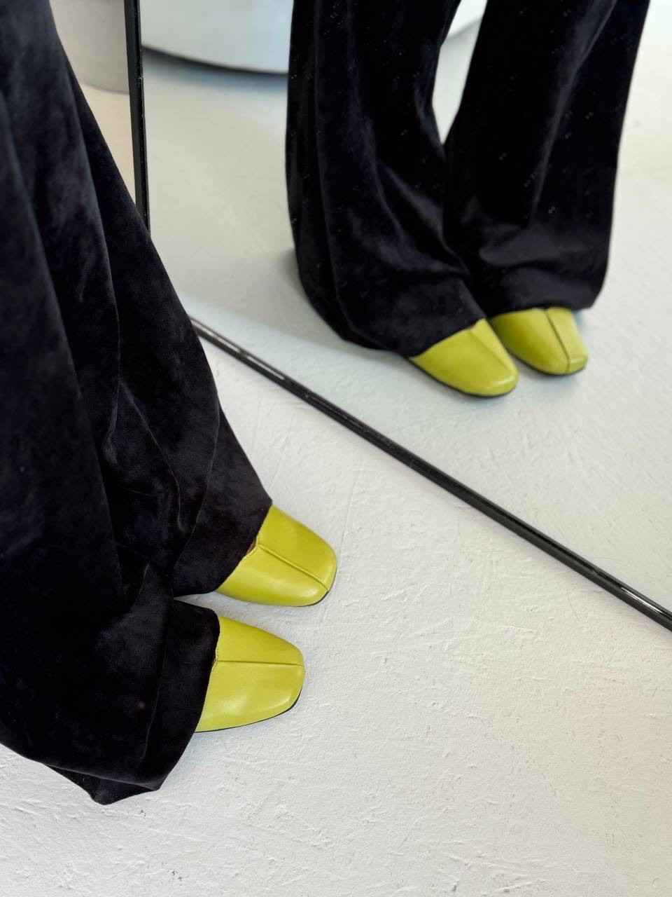 Балетки "Джил" в трендовом оттенке лайм