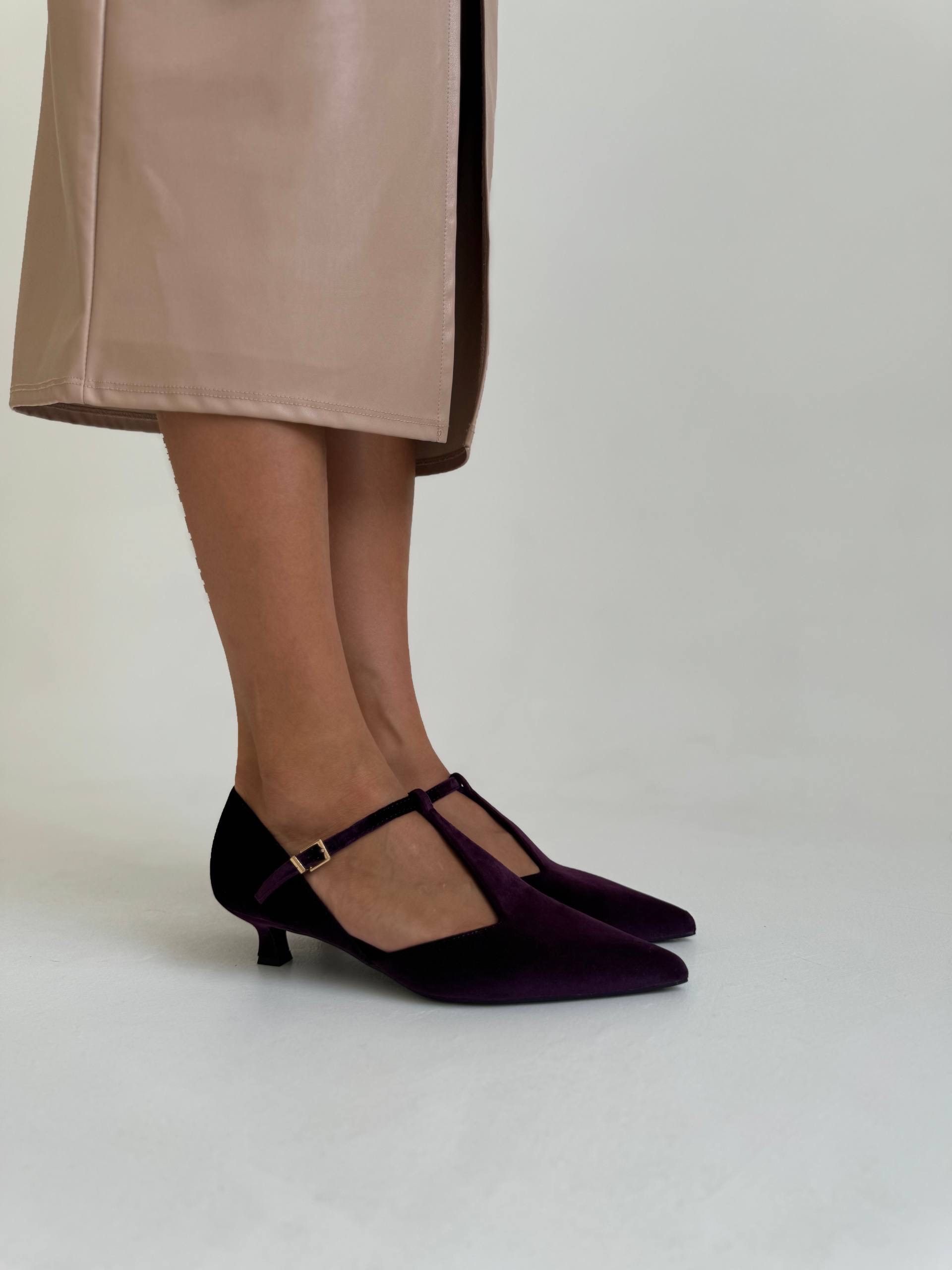 Туфли "Марго" в фиолетовом цвете