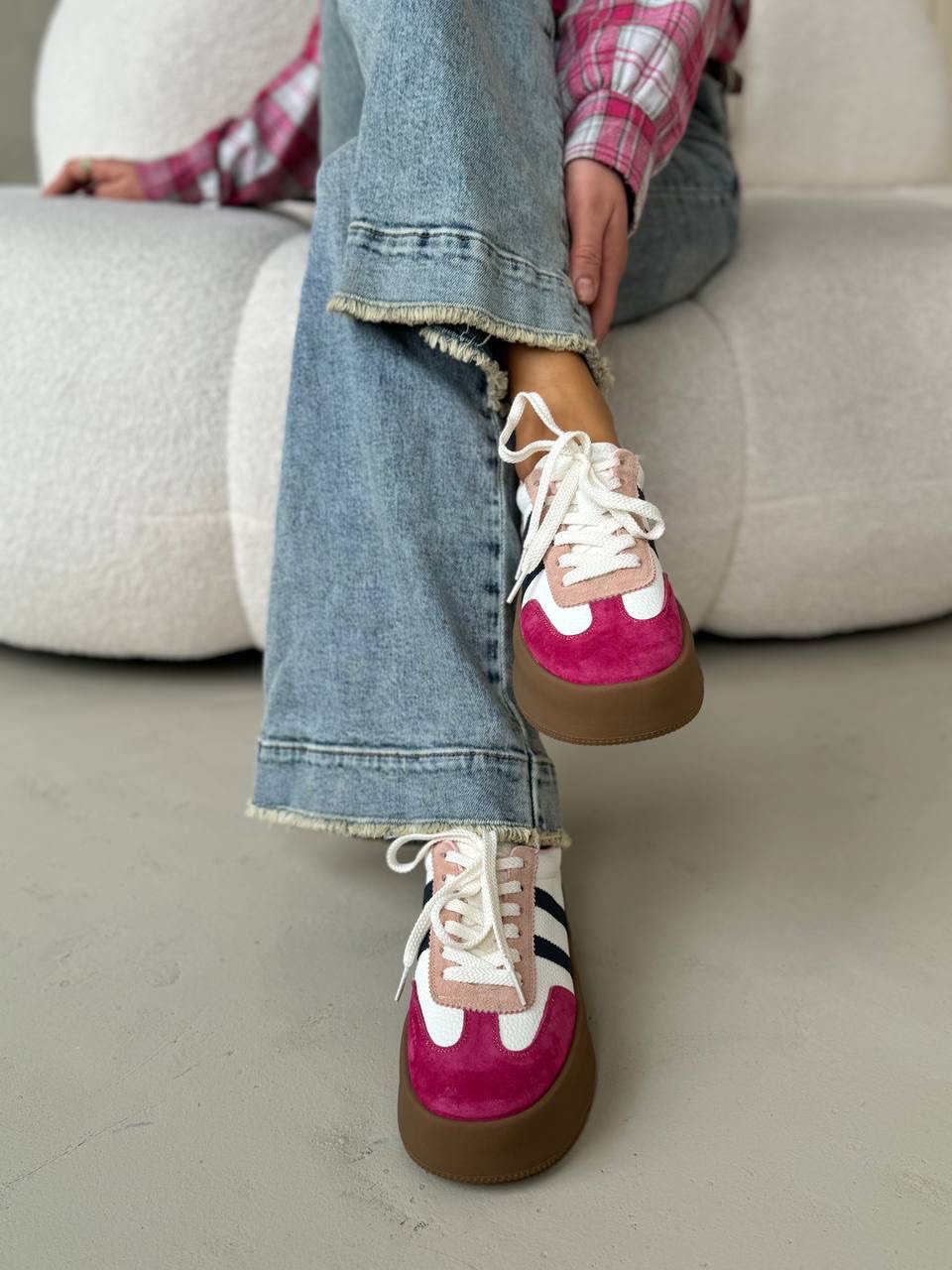 Кроссовки "Мелани" фуксия