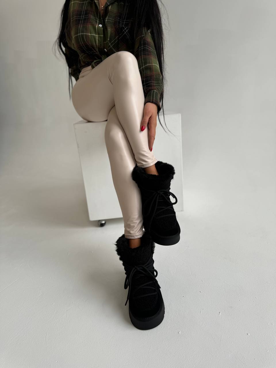 Угги "Амелия" в черном цвете