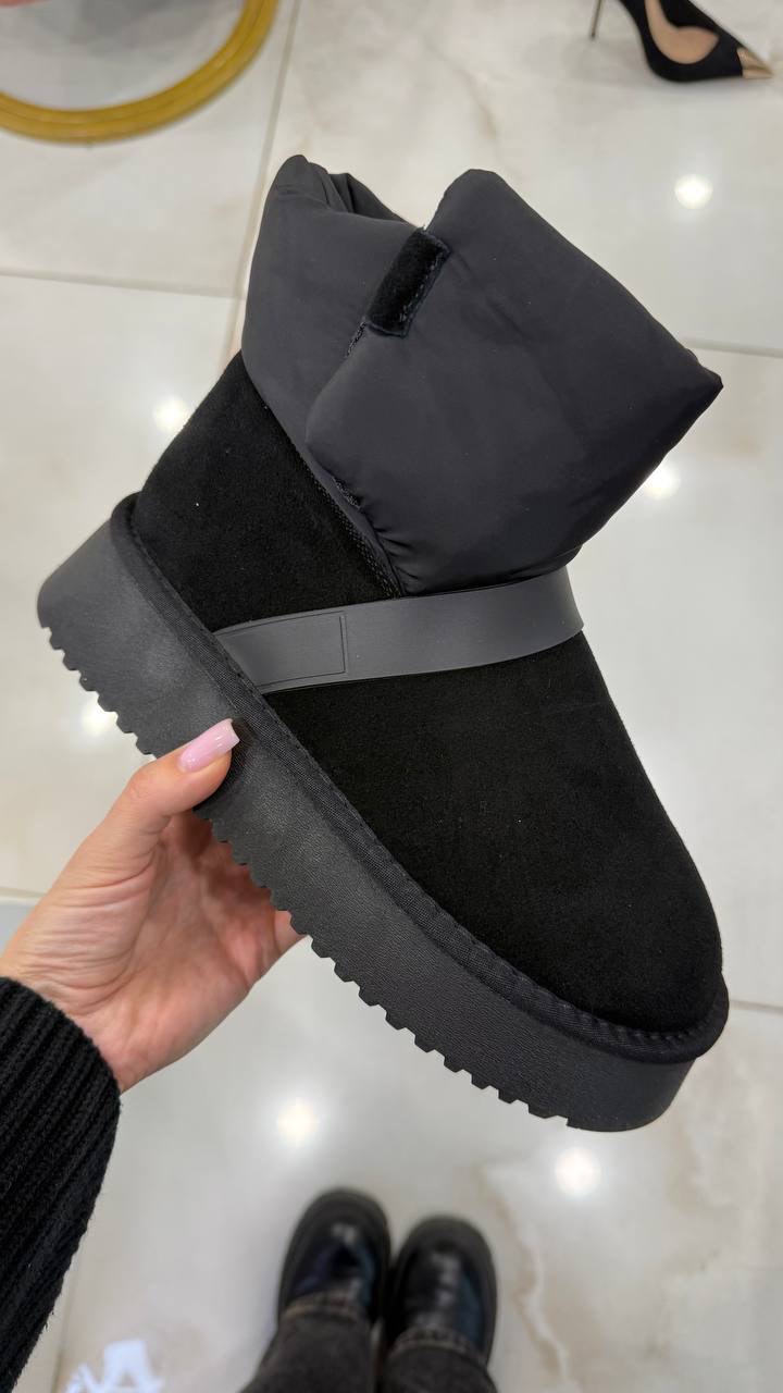 Угги "Марион" в черной замше